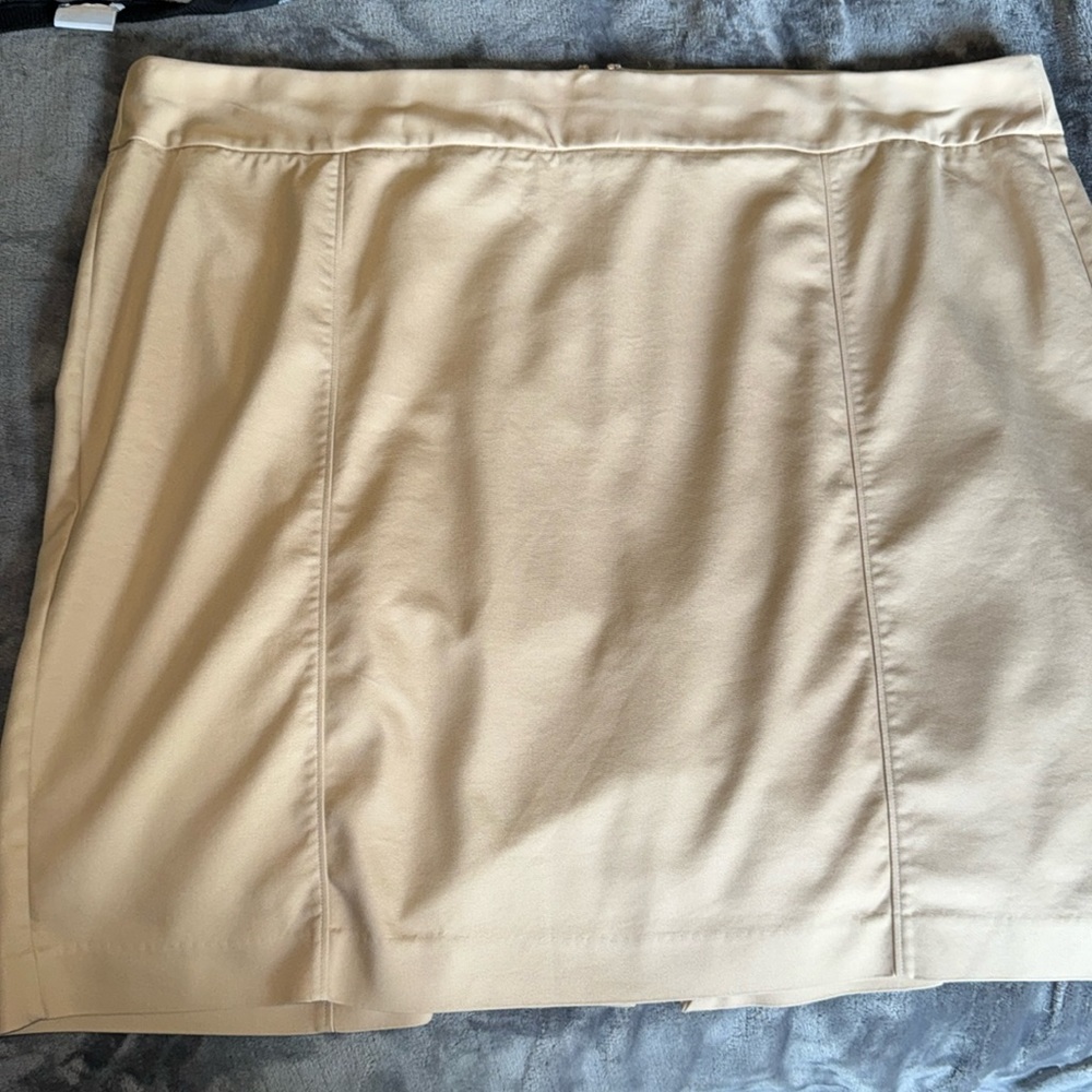 Lane Bryant Tan Pencil Skirt Size 28